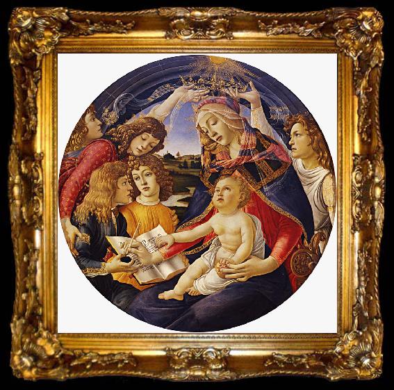 framed  Sandro Botticelli Madonna del Magnificat (mk08), ta009-2